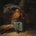 "Ossian cantando su canción de cisne", Nicolai Abildgaard, 1780-82