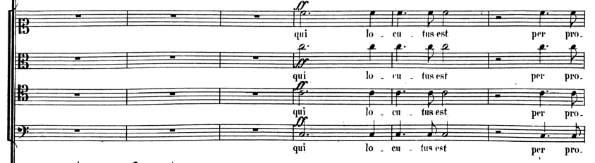 Fig. 16: “que habló como los profetas”, cc. 241-246