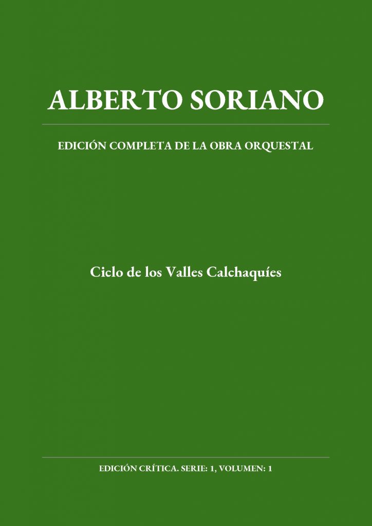 Portada de la edición crítica de "Ciclo de los Valles Calchaquíes"