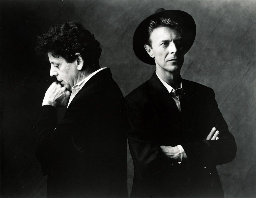 Philip Glass y David Bowie